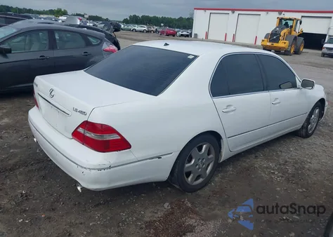 2004 Lexus Ls from USA, damaged, VIN JTHBN36F840168271